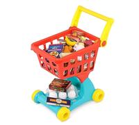 Battat - Carrello della spesa - Playset per lo shopping per finta - Gioca a fare la spesa e il carrello - 29 Articoli da gioco - Accessori per la cucina da gioco - 2 anni +