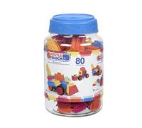 Battat - Caso di grande valore - Blocchi da costruzione ad incastro - Playset da 80 pezzi - Set STEM per bambini e ragazzi - Giocattolo educativo - 2 anni +