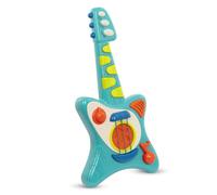 Battat - Chitarra giocattolo Lil' Rocker per bambini, ragazzi e bambini - Chitarra con libro di canzoni - Modalità acustica, elettrica e canzone, 2 anni +