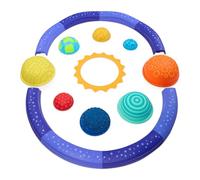 Battat Education - Balance Beam for Kids - interlocking balancing beams - sensory pods - Active Play for Toddlers, Kids - 3 Years + - Step & Feel Solar System