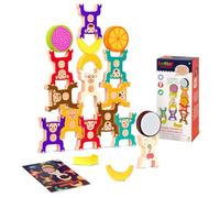 Battat Education scimmie da impilare in legno, gioco di equilibrio