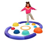 Battat Education - Trave d'equilibrio per bambini - Travi di bilanciamento ad incastro - Baccelli sensoriali - Gioco attivo per bambini e ragazzi - 3 anni +