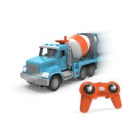 Battat - Miniature Toy Cars - 6pcs Wooden Minis - Classic Rescue & Construction Vehicles - Steamroller, Dump Truck - 3 Years + - Wooden Vehicles Set 2