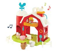 Battat - Playset musicale del fienile - Giocattoli della fattoria - Riproduce Mary Had a Little Lamb e Farmer in The Dell - Animali - Musica e suoni degli animali - Giocattolo di finzione, 2 anni +