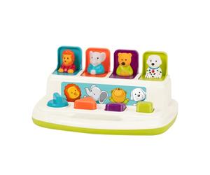 Battat Pop-Up Pals, Giocattolo Causa-Effetto con Animali Pop-up