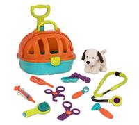 Battat Pup & Go-Kit Giocattolo rotolante per veterinari con Cane in Peluche per Bambini dai 3 Anni in su (12 Pezzi), Multicolore, Piccolo, BT2507Z