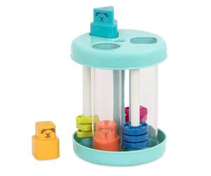 Battat selezionatore di forme e suoni colorato con 3 forme incluse