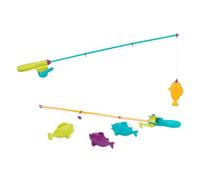 Battat set da pesca magnetico con 2 canne e 4 pesciolini