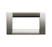 batteauplus Piastra Classica 4M Metallo Cromo Nero