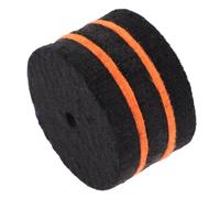 Battente in Felt per Pedale Grancassa Nero, Ricambio per Kit Batteria | Parte Sostitutiva per Pedale e Kick Drum, Accessorio per Set Jazz, Finitura Nera