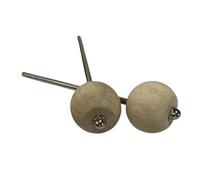Battente per grancassa in legno Battitore per pedale per grancassa con albero in metallo Robusto Grancassa Pedale Mallet Strumento a percussione Accessorio