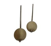 Battente per grancassa in legno con asta in metallo, ricambio professionale,