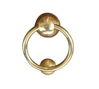 Battente Per Porta, Battente Ottone Batacchio for porta in ottone massiccio vintage, maniglia for mobili resistente for l'arredamento della casa, qualità premium, design durevole, stile retrò(60mm gol