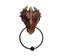 Battente per porta in resina, battente per creatura marina vintage, 9 x 5 x 17,5 cm, hardware decorativo, pezzo di dichiarazione in stile antico, durevole, scultura mitica dettagliata