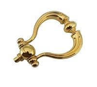 Battente per Porte Antiche, Batacchio For Porta In Legno Da Cortile Retrò, Semplice Antifurto Lega Di Zinco(3199 Imitation Gold)