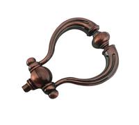 Battente per Porte Antiche, Batacchio For Porta In Legno Da Cortile Retrò, Semplice Antifurto Lega Di Zinco(3199 Red Ancient)