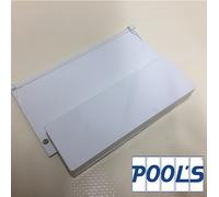 BATTENTE PER SKIMMER GALLEGGIANTE BIANCO SMUSSATO COMPLETO DI PERNO POOL'S