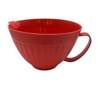 Batter Bowl, Nesting Kitchen Cookware Bowl, Non Slip Heat Resistant with Pour Spout,chocolate Sauce Bowls for Cooking Serving Soup Cake Egg Chocolate Sauce Waffle Butter Candy Use, 8.34 Inches