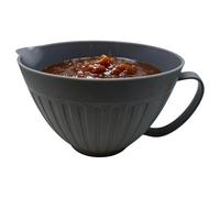 Batter Bowl Spout, Non Slip Cookware, Heat Resistant Measure, Kitchen Accessory, affidabile Mixing Fixture, Easy Nest Supply, Portable Baking Gear, for Cooking Serving Soup Cake Egg 8.34*8.34*5.31 in