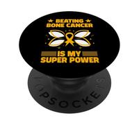 Battere il cancro osseo è il mio super potere PopSockets PopGrip Adesivo