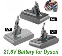 Batteria 100% V originale al 21.6 per Dyson V6 V7 serie V8 aspirapolvere portatile batteria batterie di ricambio ricaricabili + caricabatterie