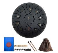 Batteria 11 note portatile lingua tamburo inglese manuale incluso 11 scale natur