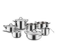 Barazzoni Sapore Italiano 11 Pezzi Batteria, Acciaio Inox 18/10