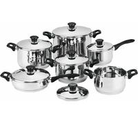 BATTERIA 12 PEZZI IN ACCIAIO INOX 18/10 DGBAVARIA LINEA FELICIA - VARI DIAMETRI