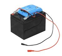 Batteria 12 V in tessuto non tessuto, 12 Ah, con regolatore di carica, batteria ricaricabile compatta per il vostro dispositivo di recinzione da 9 Volt, con protezione da sovraccarico e scarica
