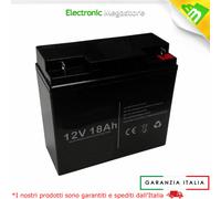 BATTERIA 12V 18A PIOMBO GEL ERMETICA ALLARMI UPS ELETTRONICA 18Ah ANTIFURTI AGM