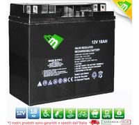 BATTERIA 12V 18ah al PIOMBO AGM VLRA FOTOVOLTAICO COME FIAMM 12FGL17 FG21803 18a