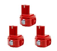 Batteria 12V 4000mAh compatibile con batteria Ni-MH Makita PA12 compatibile con batterie for utensili elettrici Makita 1200 1220 1201 1222 1233SA/B1235 192681-5(3PCS 4000mAh Battery)