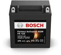 Bosch FA122 - Batteria AGM per motocicli - 12V 75A 5Ah - Adatta per moto, motociclette, enduro, scooter, quad, moto d'acqua - Compatibile M4F18, BB5L-B, 12N5-3B