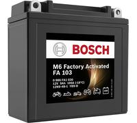 Batteria 12v 9ah 100a m6 fa 103 sla senza manutenzione bosch yb9b yb9-b