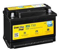 Batteria 12V - Gran Pree SMF - 75 Ah - 660 A - L3