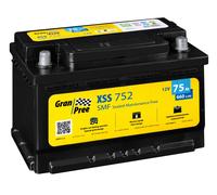 Batteria 12V - Gran Pree SMF - 75 Ah - 660 A - LB3