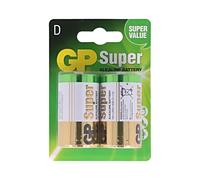 Batteria 13A-U2: alcalina D 1,5V non ricaricabile 2 pz. GP