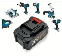 Batteria 20 V 4000 mAH Per Sega Motosega Trapano Decespugliatore Idropulitrice