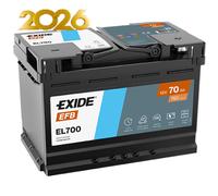 Batteria per auto Exide EL700 Start-Stop EFB 12V 70Ah 760A