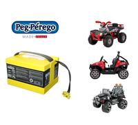 BATTERIA 24 VOLT 12 AMPERE ORIGINALE PEG PEREGO PER AUTO E QUAD