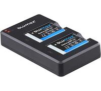 Batteria 2X + Caricatore doppio sottile USB per Canon NB-13L NB13L con InfoCHIP! / 1050mAh 3.6V per Canon PowerShot SX620 SX720 SX730 SX740 G1 X Mark III G5 X G7 X G9 X e G7 X Mark II G9 X Mark II