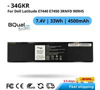 Batteria 34GKR per laptop Dell Latitude E7440 E7450 3RNFD 909H5 52Wh 7,7V