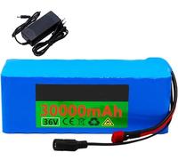 Batteria 36V 30Ah Batteria for bicicletta elettrica 10S3P Batteria al litio Ebike con caricabatterie Batteria al litio Batteria for scooter for motori 250W 500W 800W 1000W(XT60)