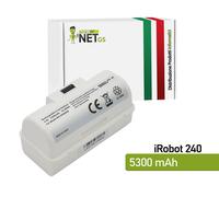 Batteria 4446040 compatibile con iRobot Braava Jet 240 245 250 [5300mAh]