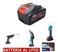 Batteria 48 V Per Motosega Sega Decespugliatore Idropulitrice Trapano Cesoia