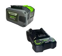 Batteria 48V con caricatore per utensili starter kit GREENWORKS