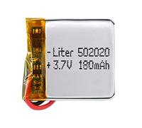 Batteria 502020 LiPo 3.7V 180mAh 0.666Wh 1S 5C Liter Energy Battery per l'elettronica Ricaricabile Telefono Portatile Smartwatch Orologio GPS - Non adatto per Radiocomando 22x20x5mm (180mAh|502020)