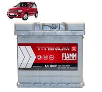 Batteria 50Ah N compatibile con Fiat Panda 169_ 2003 +