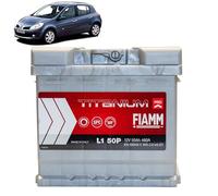 Batteria 50Ah N compatibile con Renault Clio iii 2005-2014