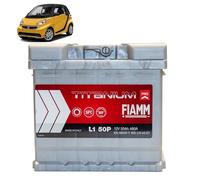 Batteria 50Ah N compatibile con Smart Fortwo cabrio 2004-2007